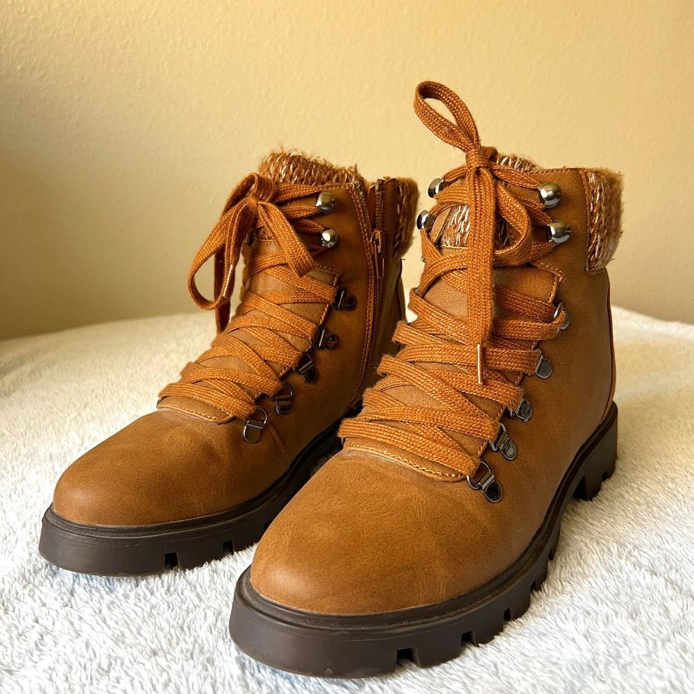 L4L  by Lust for Life  Frio Brown Boots Size 8